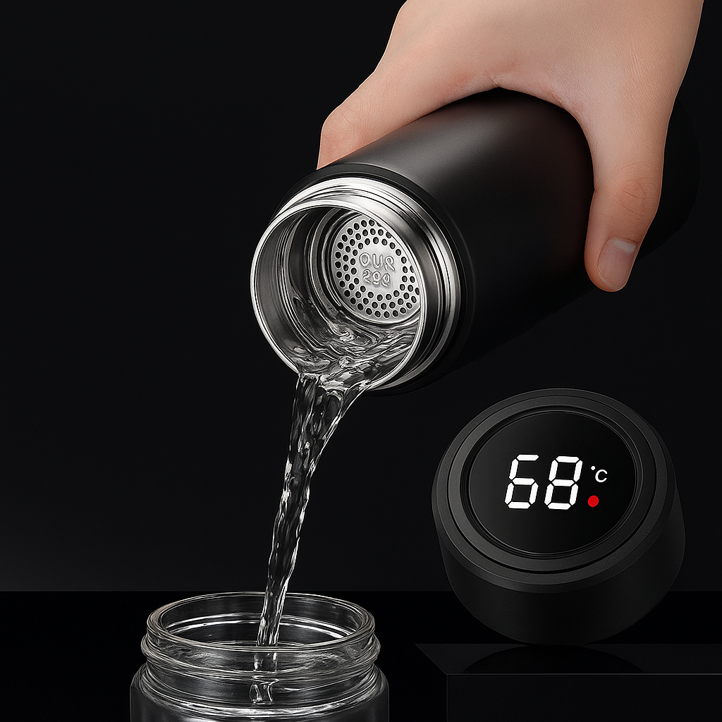 KIRAPOP™  SMART温度表示付き保温カップ